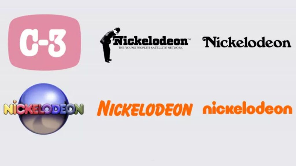 La evolución de los logotipos de Nickelodeon a lo largo de la historia