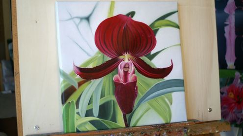 Cómo pintar una orquídea con pinturas al óleo - Guía paso a paso
